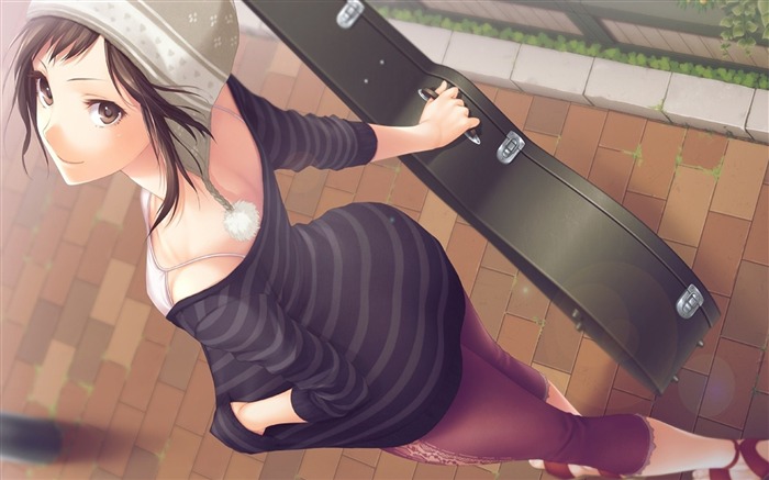 Anime Music Girl-Cartoon design wallpaper Views:9560 Date:2014/12/27 0:21:03