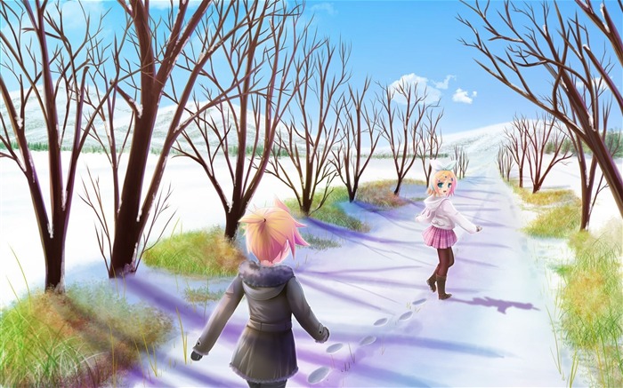 Anime Winter-Cartoon design wallpaper Views:10776 Date:2014/12/27 0:22:30