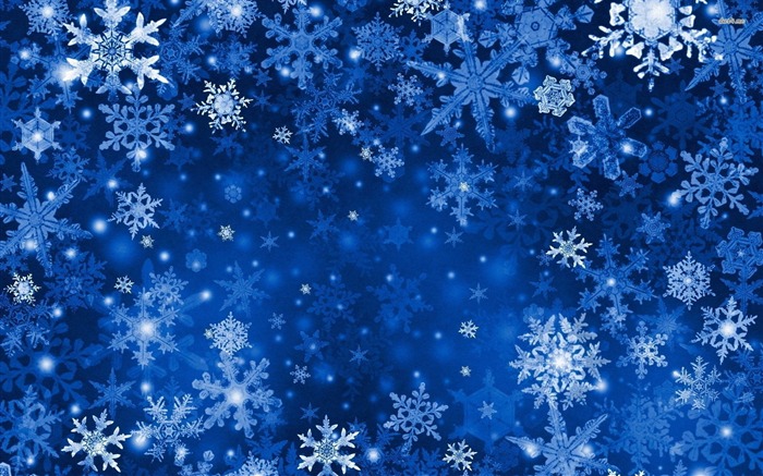 Blue Snowflakes-Papel pintado de alta calidad Vistas:14228