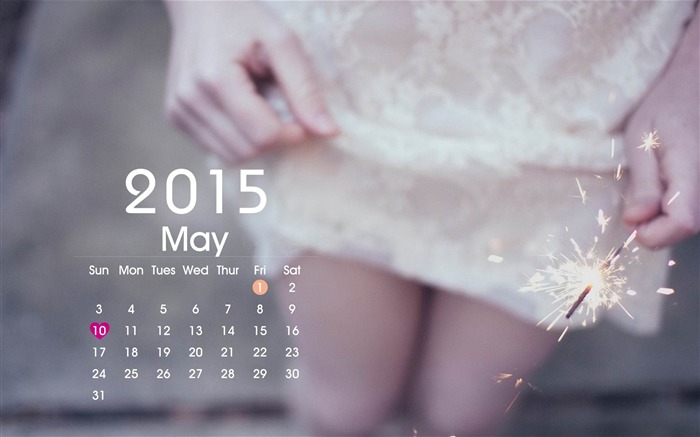 Papéis de Parede do Desktop do Calendário de Maio de 2015 Visualizações:10420