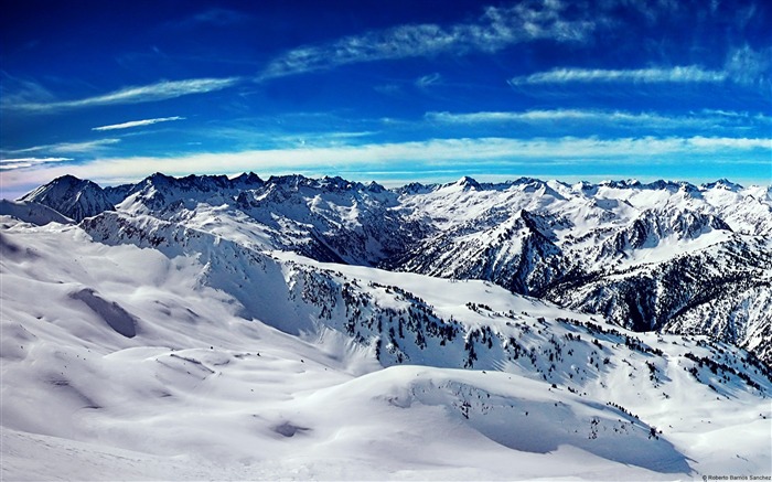 Pirinéus montanha Aran Valley-Windows 10 HD Wallpaper Visualizações:34106