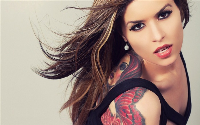 Tatuajes Girls-Photo fondo de pantalla HD Vistas:7280