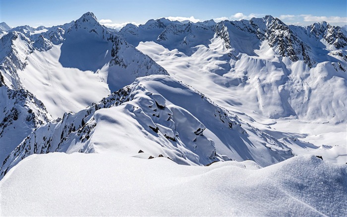 O Wallpaper dos Alpes-Windows 10 HD Visualizações:12360