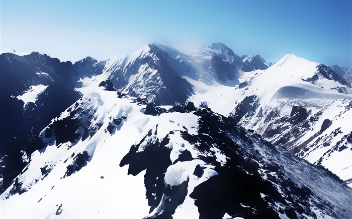 冬季山雪-2014高清桌面壁纸 浏览:7243