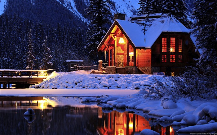 Parc national Yoho en jardin d'hiver-Windows 10 HD Fond d'écran Vues:19446