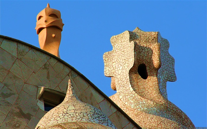 Barcelone Casa Mila-Windows 10高清壁紙 查看次數:11435