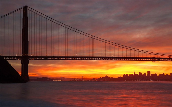 GOLDEN GATE-Nature HD fond d'écran Vues:9229