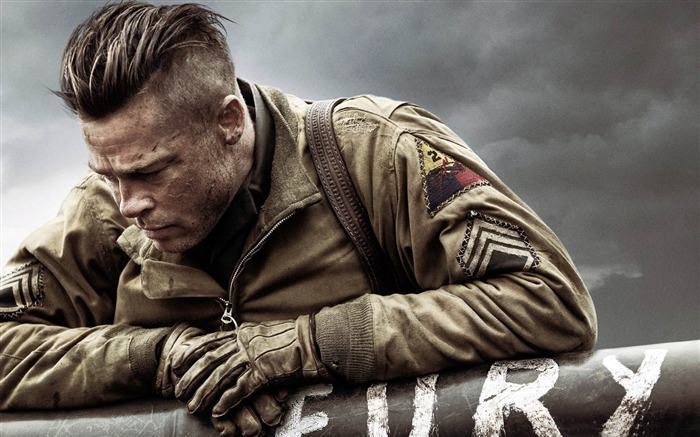 Papel de Parede de Alta Qualidade do filme Fury Brad Pitt Visualizações:13459