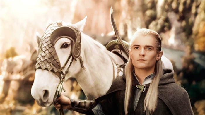 legolas the hobbit painting-Movie Fondo de escritorio de alta calidad Vistas:13893