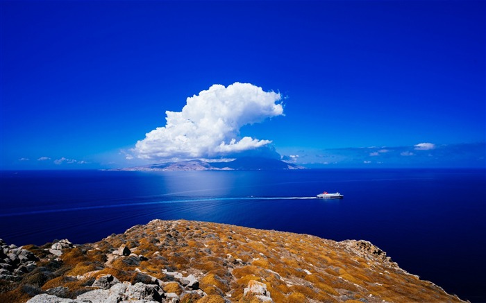 Mykonos Grèce Mer Egée-HD Widescreen Fond d'écran Vues:16696