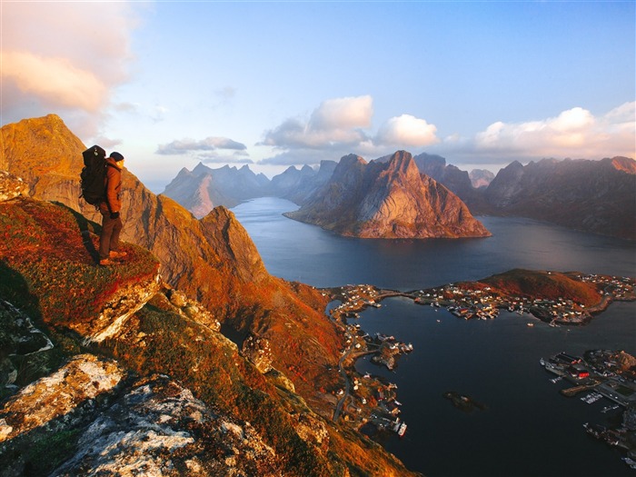 Mount Reinebringen Norway-HD Fondos de escritorio Vistas:9884