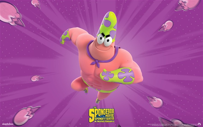 Patrick-The SpongeBob Movie:Sponge Out of Water HD Fond d'écran Vues:14418