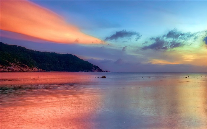 Tailandia Sunset-Windows 10 fondo de pantalla HD Vistas:19871