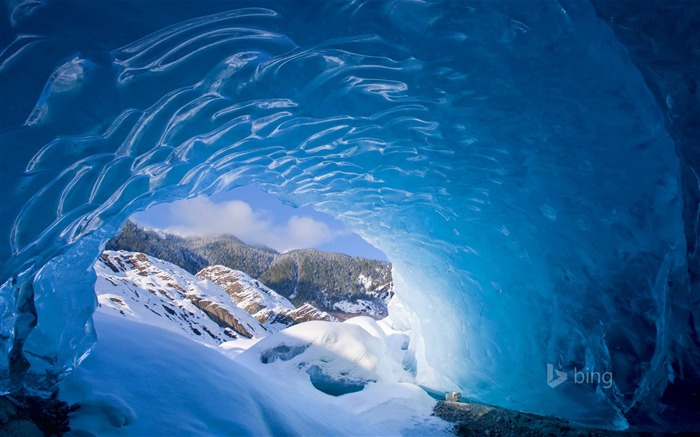 El hielo azul-2015 fondo de pantalla Bing tema Vistas:11779