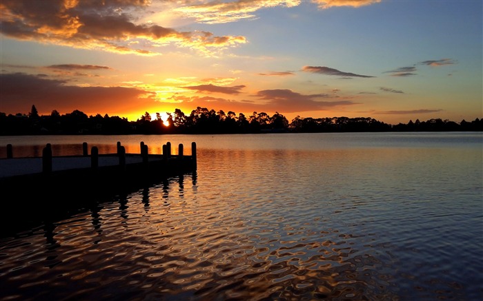 hamilton lake new zealand-HD Fondos de Escritorio Vistas:9028