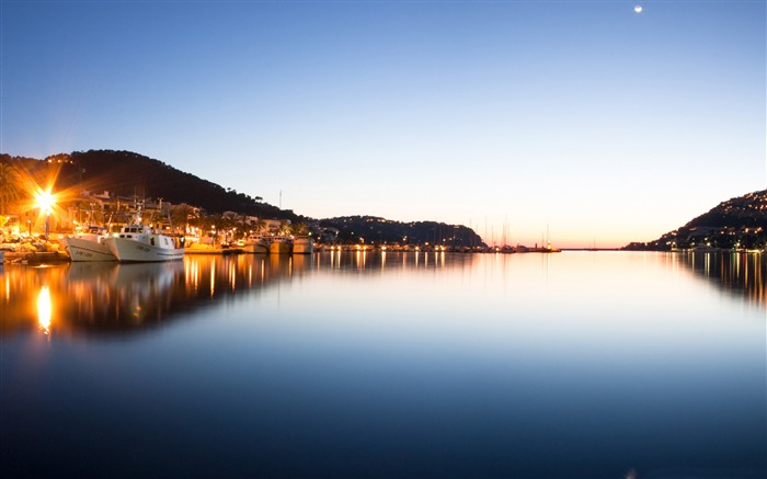 mallorca at night-HD Fondos de Escritorio Vistas:10386