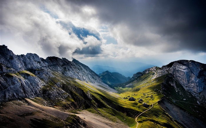 monte pilatus switzerland-Landscapes fondo de pantalla HD Vistas:9699