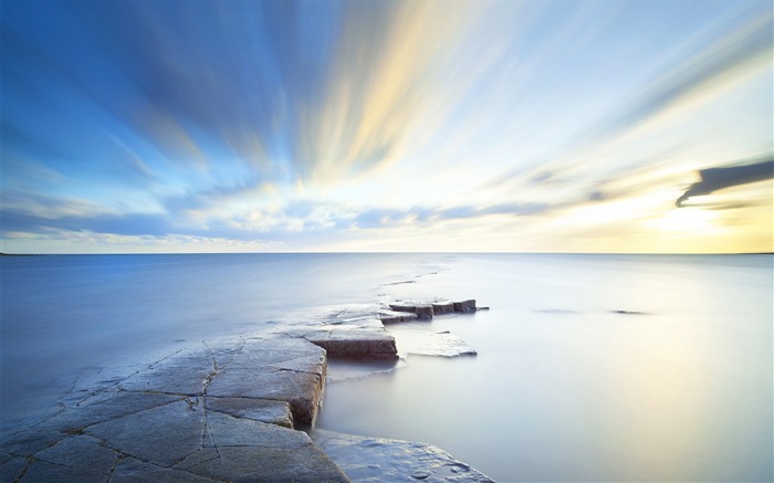 mar cielo horizon-Landscapes fondo de pantalla HD Vistas:12972