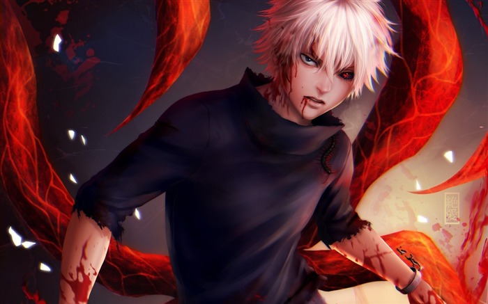 도쿄 ghoul kaneki 켄 디자인 와이드 바탕 화면 찾아보기 :13582