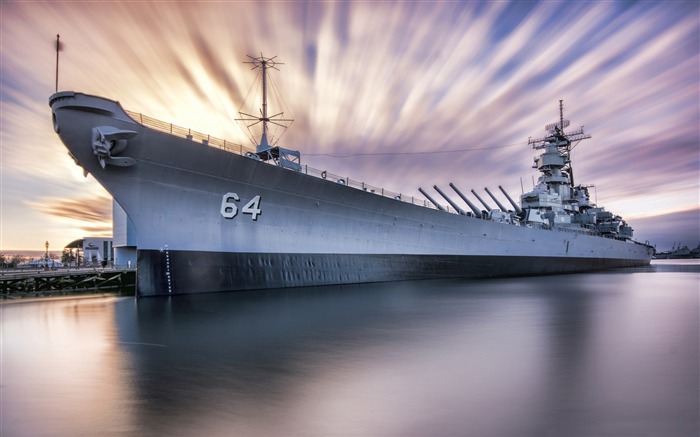 USS Wisconsin-disque-Haute Qualité HD Fond d'écran Vues:6013