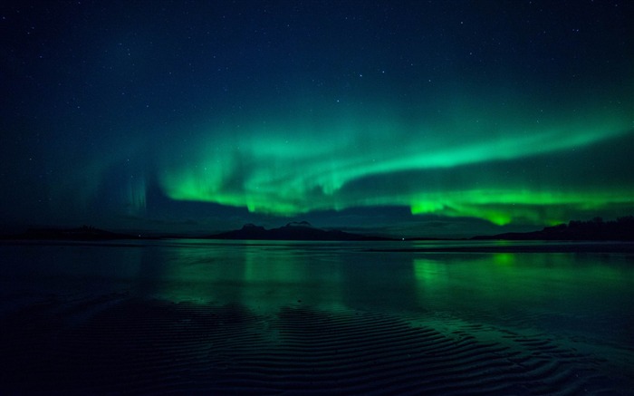 Hermosa noche estrellada cielo-Fotografía fondo de pantalla HD Vistas:14187