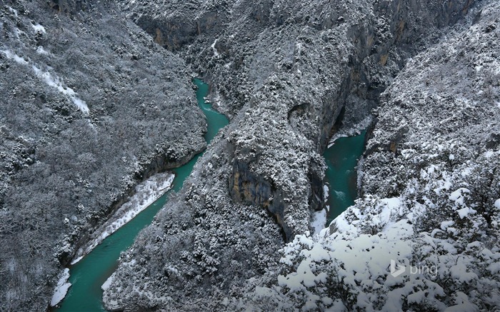 Snow Canyon após o wallpaper da selva-2015 Bing Visualizações:6400