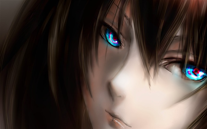 anime kyoukai eyes girl-Art HD Wallpaper Visualizações:11052