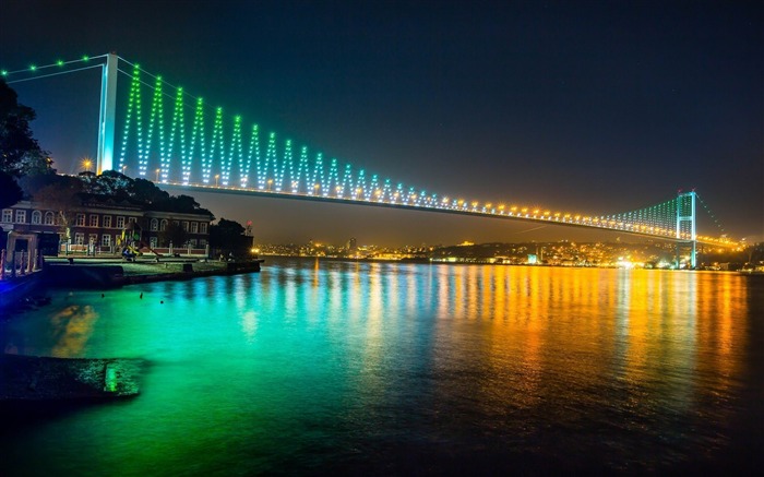 ponte de bósforo istambul-Cities Desktop Wallpaper Visualizações:13675