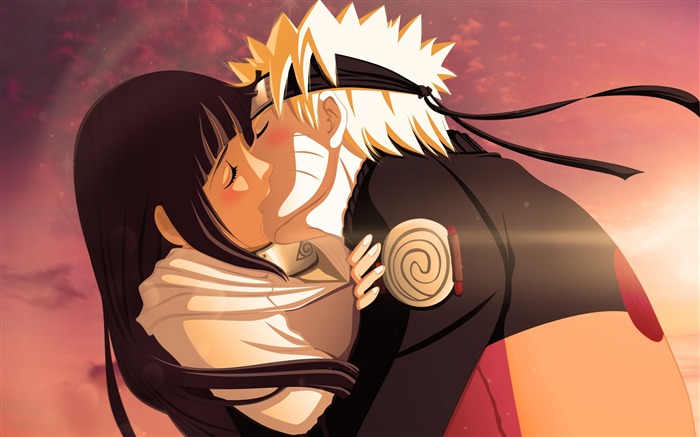 Hyuuga hinata menina menino beijo-Cartoon HD wallpaper Visualizações:15707