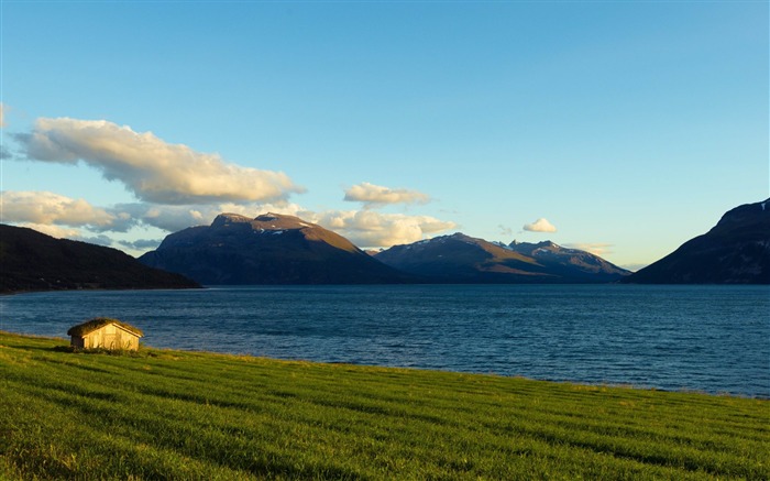 Maison Norway Bay-Photo HD Fond d'écran Vues:9102