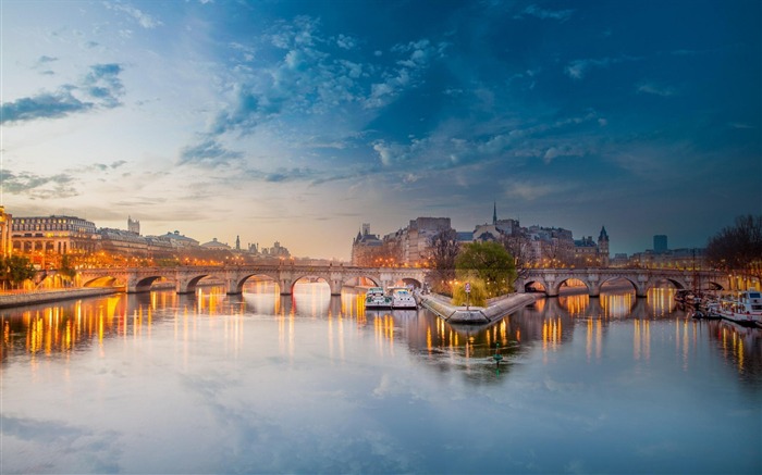 Ponte do rio seine river-Cities Desktop Wallpaper Visualizações:13871