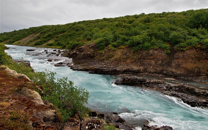 rivière tourbillonnante-Photo HD Fond d'écran Vues:7731