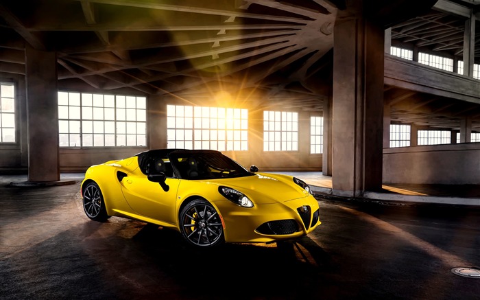 Alfa Romeo 4C araignée-HD Fond d'écran Vues:8067