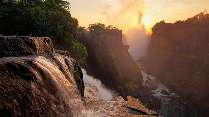 Papel de Parede de Cachoeira Floresta Visualizações:7888