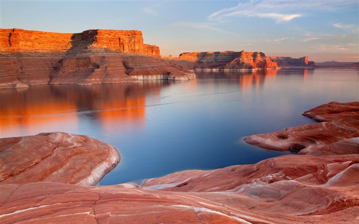 Grand Canyon au coucher du soleil-Bas-HD Fond d'écran Vues:11038