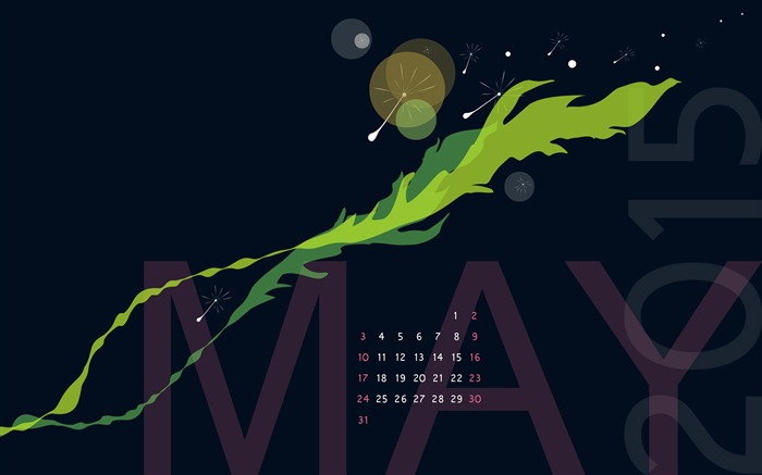 Fondo de pantalla de Calendario de Make A Wish-May 2015 Vistas:7055