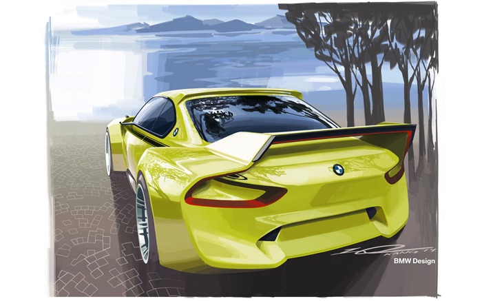 2015 BMW 30 CSL Hommage Auto HD Wallpaper 06 Visualizações:7037