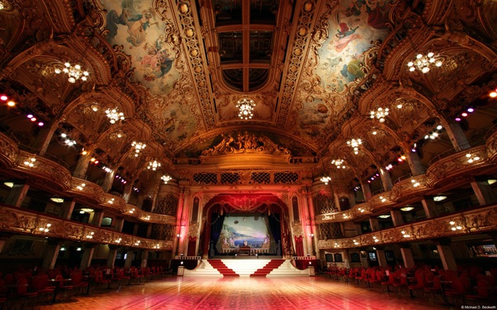 Blackpool Tower Ballroom-Windows 10 fondo de pantalla Vistas:12685