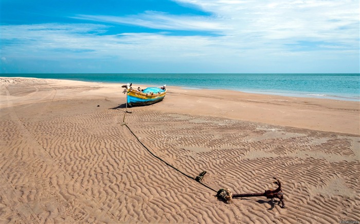 Fondo de Pantalla Barco y Anclaje Rameswaram-Windows 10 Vistas:11755