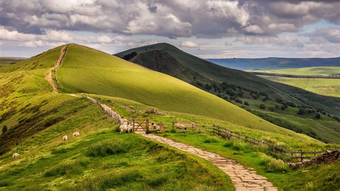 Wallpapers da paisagem das montanhas de Inglaterra-HD Visualizações:10267