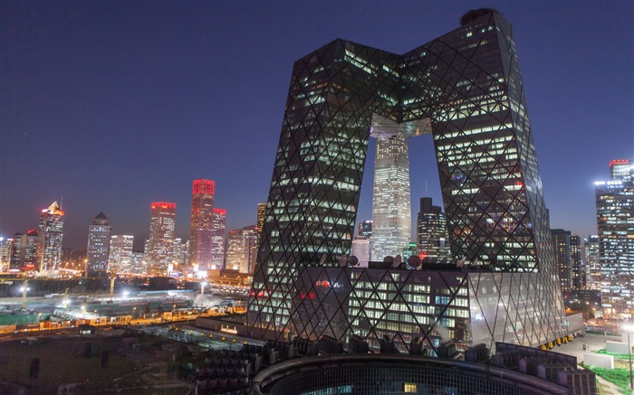 CCTV building beijing China-Cities HD Wallpaper Views:17121 Date:2015/6/22 5:18:06