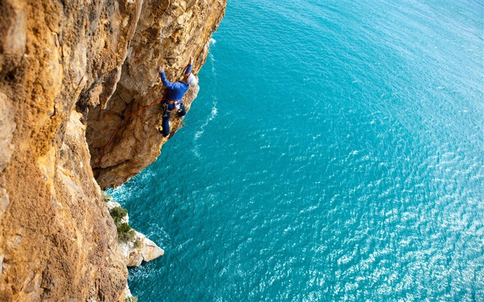 escalando esporte oceano-alta qualidade HD Wallpaper Visualizações:8812