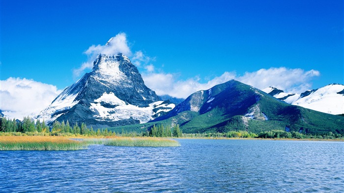 Mountain Lake et le Paysage-Photoshoot HD Fond d'écran Vues:10792