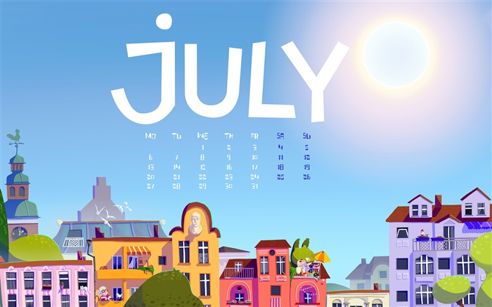 Summer Heat-July 2015 Calendar Wallpaper Views:7588 Date:2015/7/2 7:32:50