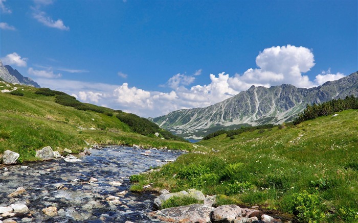 river and mountains-Nature HD Wallpaper Views:8206 Date:2015/7/27 8:11:22