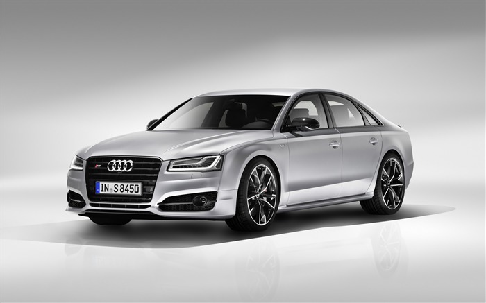 2016 Audi S8 Plus Silver Fond d'écran HD Vues:22745