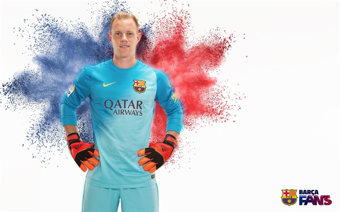 Ter Stegen-FC巴塞羅那高清壁紙 查看次數:14776