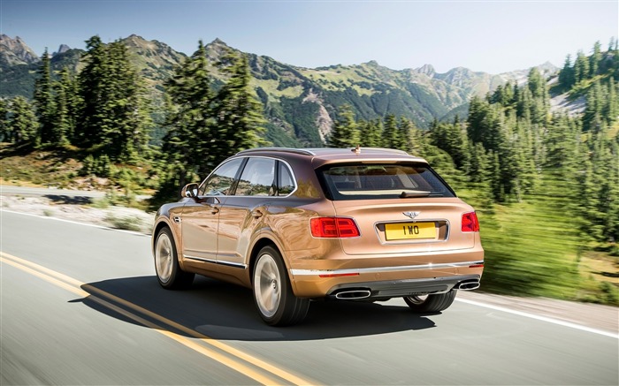 2016 Bentley Bentayga luxe Fond d'écran Vues:7221