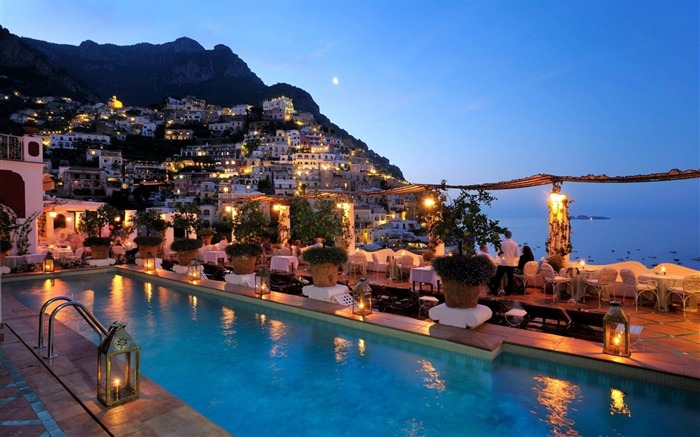 luces en amalfi-Travel Wallpaper Vistas:10803