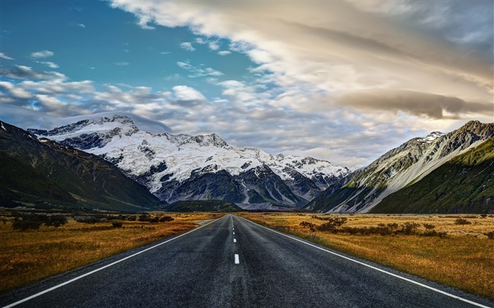 road to mount cook-scenery HD Wallpaper Views:16431 Date:2015/9/22 7:57:58